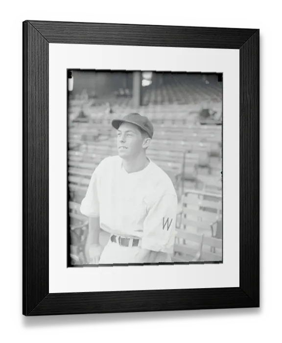 Framed Print : Baseball Player Cecil Travis Framed Print : Baseball Player Cecil Travis