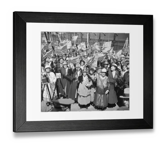 Framed Print : Mothers of Veterans Taking Voyage Framed Print : Mothers of Veterans Taking Voyage