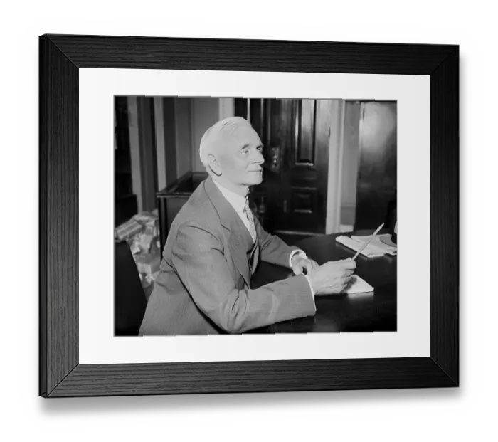 Framed Print : Portrait of Thomas P. Gore Framed Print : Portrait of Thomas P. Gore