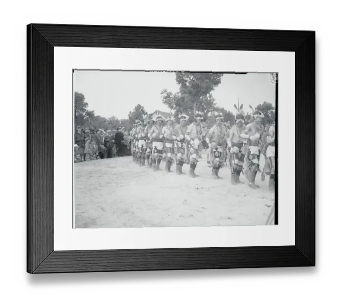 Framed Print : Hopi Indians Performing Ceremonial Dance