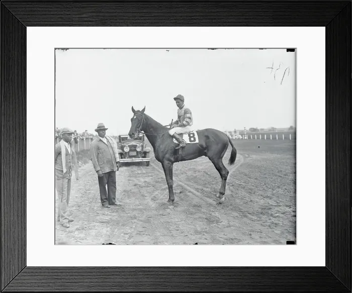 Framed Print : Jockey Sitting Atop Horse Framed Print : Jockey Sitting Atop Horse
