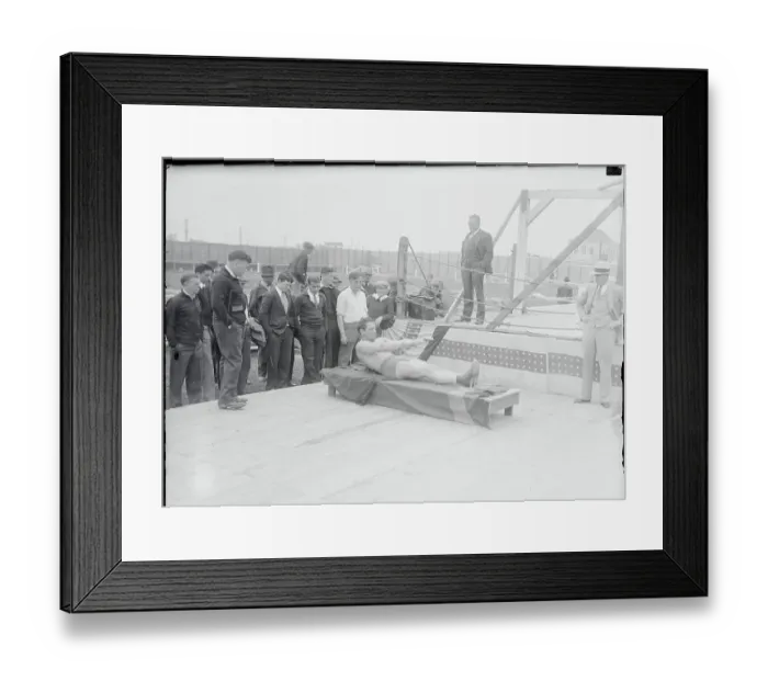 Framed Print : Max Baer Performing Calisthenics Framed Print : Max Baer Performing Calisthenics