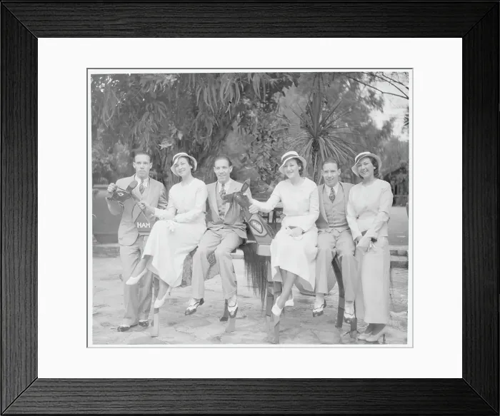 Framed Print : Portrait of Male and Female Triplets Framed Print : Portrait of Male and Female Triplets
