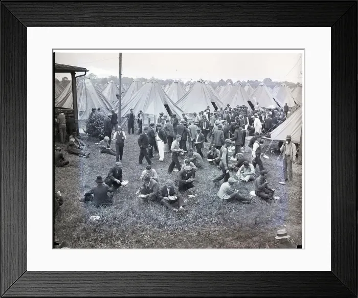 Framed Print : Camp Of Bonus Expeditionary Force Framed Print : Camp Of Bonus Expeditionary Force