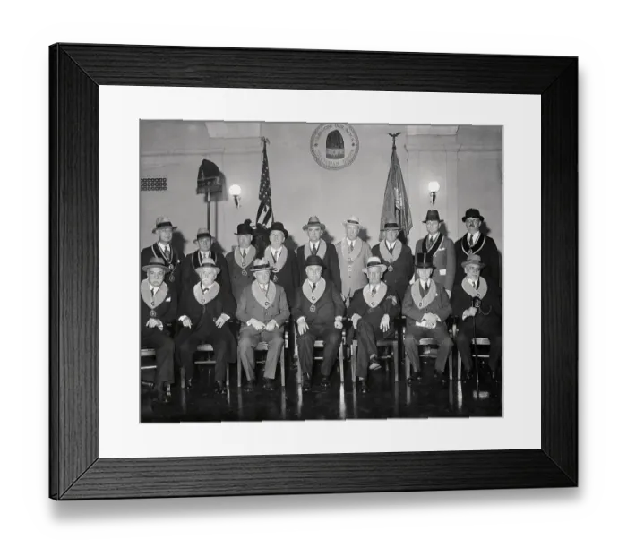 Framed Print : City Officials Congregating Framed Print : City Officials Congregating