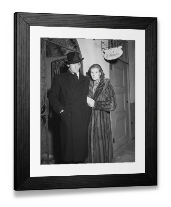 Framed Print : Douglas Fairbanks And Katharine Hepburn