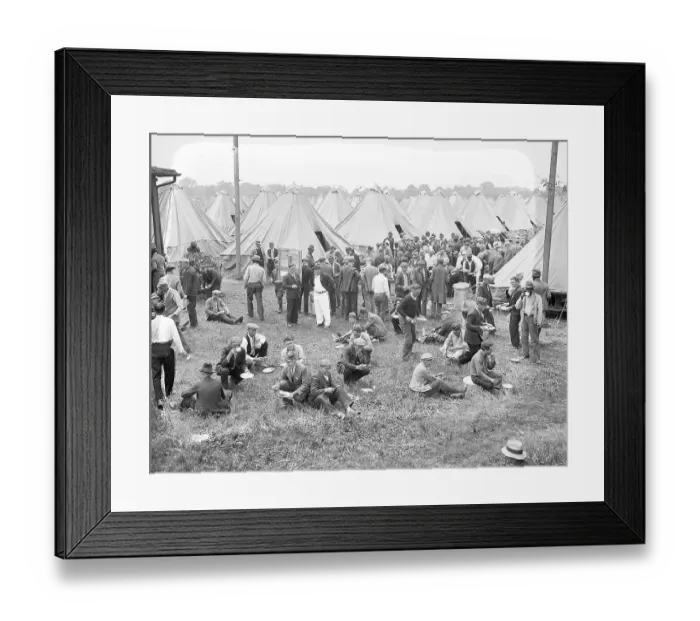 Framed Print : Bonus Army Encampment Near Washington Framed Print : Bonus Army Encampment Near Washington