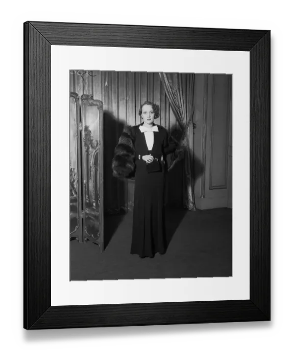 Framed Print : Portrait of Marlene Dietrich