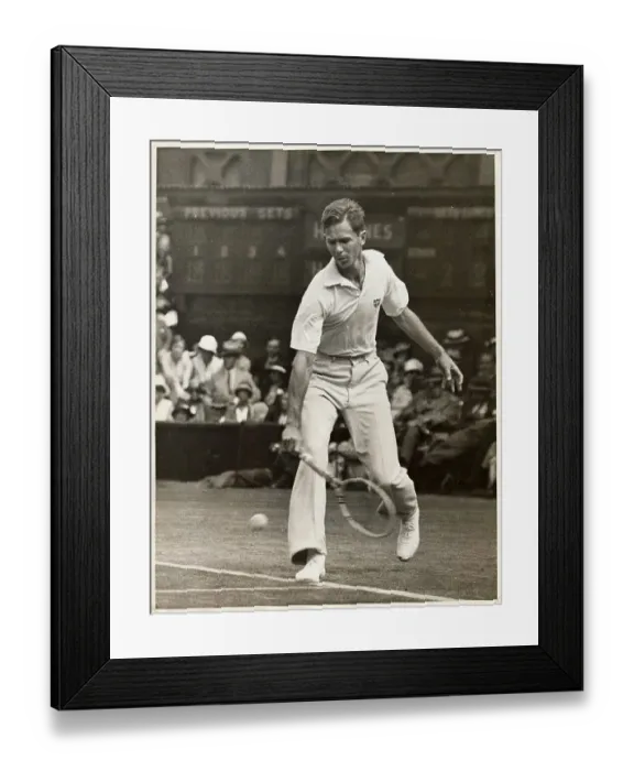 Framed Print : Ellsworth Vines in Action Framed Print : Ellsworth Vines in Action