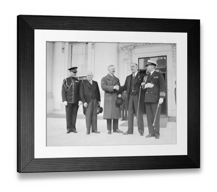 Framed Print : President Roosevelt Meeting Envoy Framed Print : President Roosevelt Meeting Envoy