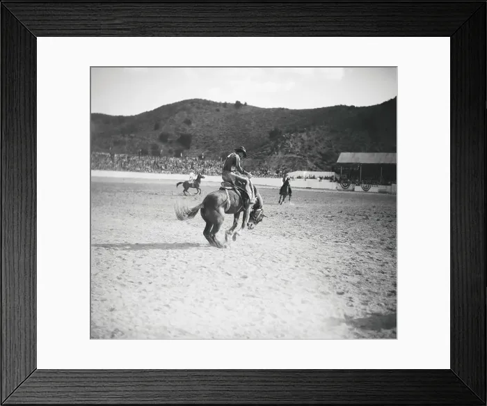 Framed Print : Rodeo Riding with Earl Thode Framed Print : Rodeo Riding with Earl Thode