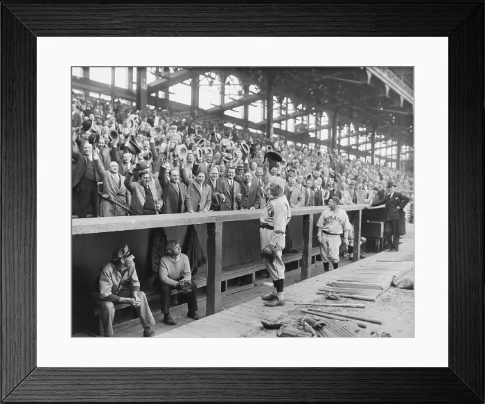 Framed Print : Hans Wagner Waving to Crowd Framed Print : Hans Wagner Waving to Crowd