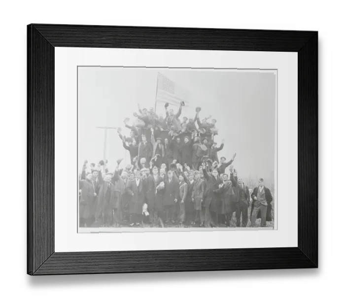 Framed Print : Men Leaving for Bonus March Framed Print : Men Leaving for Bonus March