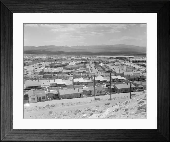 Framed Print : Suburban Housing Development Framed Print : Suburban Housing Development