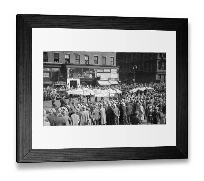 Framed Print : Communists Parading on May Day Framed Print : Communists Parading on May Day