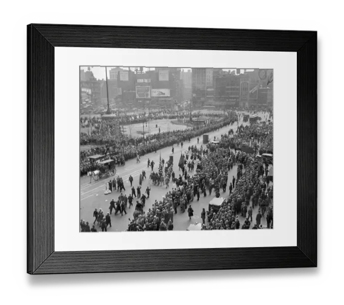 Framed Print : Socialists Celebrating May Day