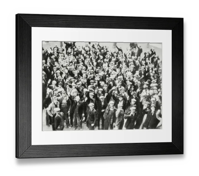 Framed Print : Mob of Angry Farmers