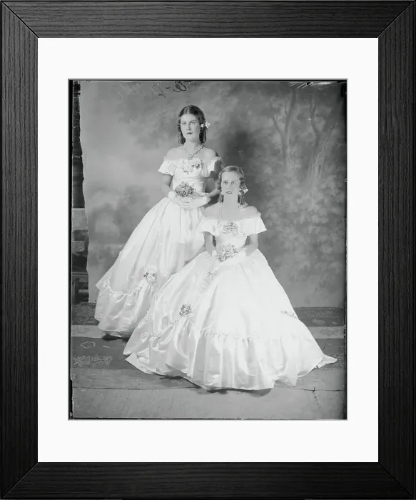 Framed Print : Edith Baker and Georgette Whalen Framed Print : Edith Baker and Georgette Whalen