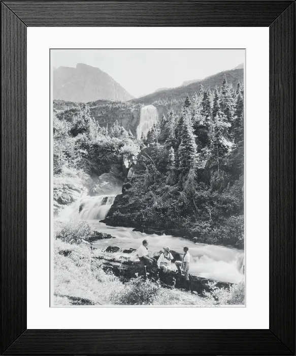 Framed Print : Mokawanis Falls in Rocky Mountains Framed Print : Mokawanis Falls in Rocky Mountains
