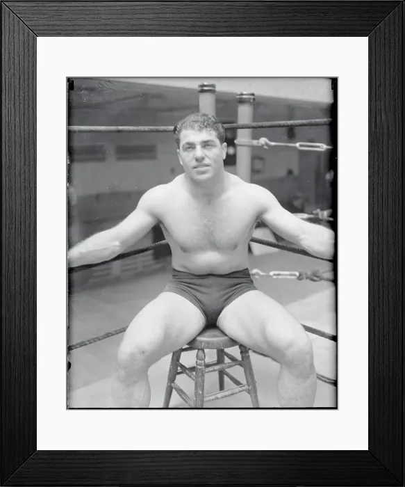 Framed Print : Portrait of Joe Savoldi