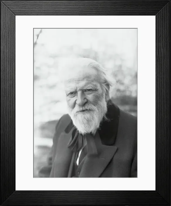 Framed Print : Portrait of Edwin Markham Framed Print : Portrait of Edwin Markham