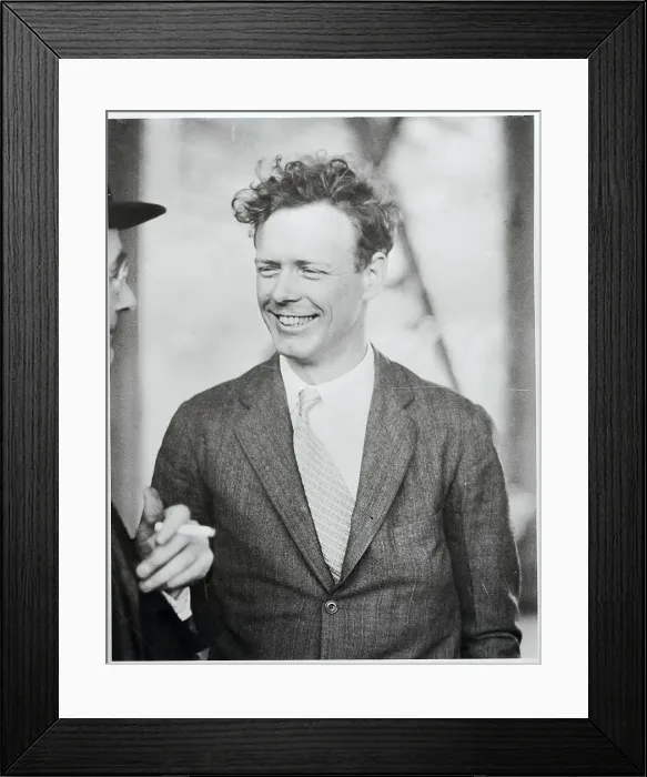 Framed Print : Portrait of Charles Lindbergh Framed Print : Portrait of Charles Lindbergh