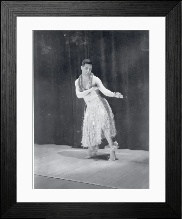 Framed Print : Walter McGuire Performing Hula Dance Framed Print : Walter McGuire Performing Hula Dance