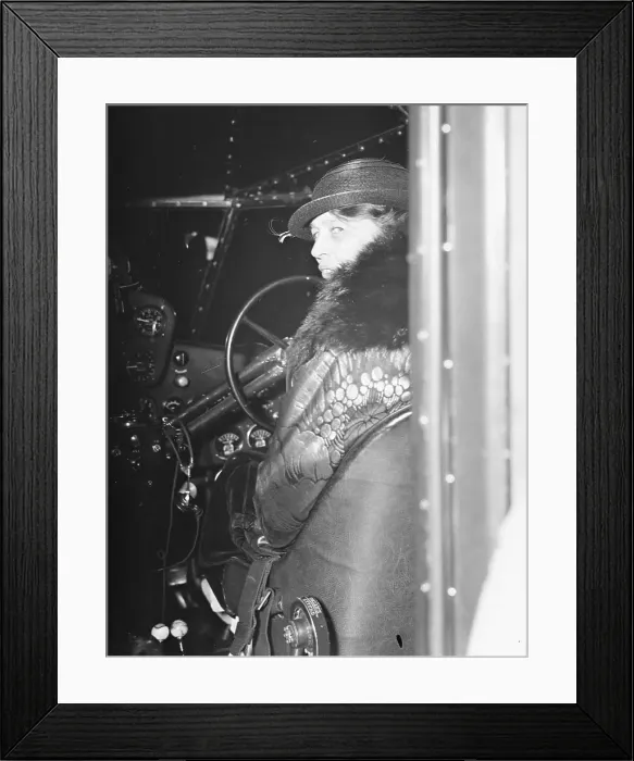 Framed Print : Eleanor Roosevelt Flying Plane Framed Print : Eleanor Roosevelt Flying Plane