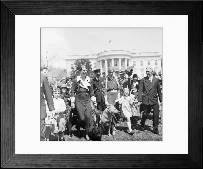 Framed Print : Easter Egg Hunt at White House Framed Print : Easter Egg Hunt at White House