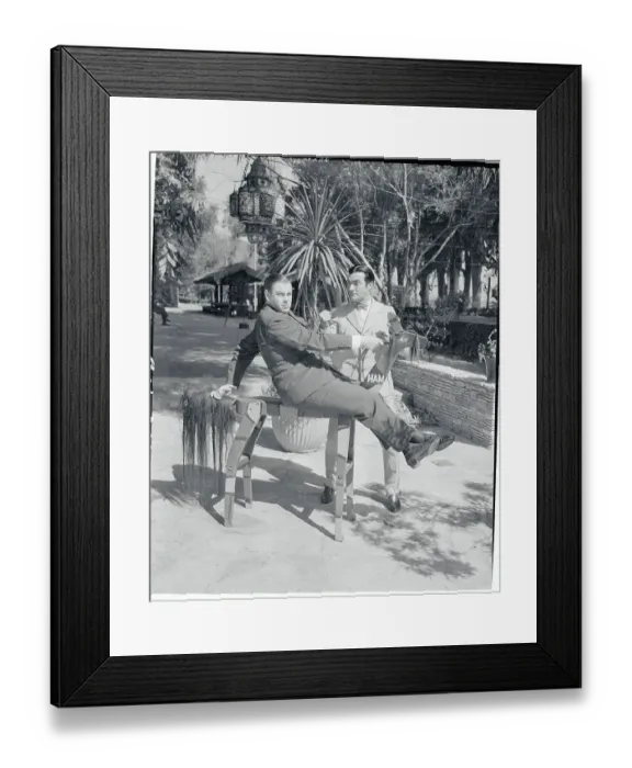 Framed Print : Morton Downey Atop Wooden Horse Framed Print : Morton Downey Atop Wooden Horse