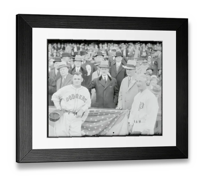 Framed Print : J. Hampton Moore Throwing First Pitch Framed Print : J. Hampton Moore Throwing First Pitch