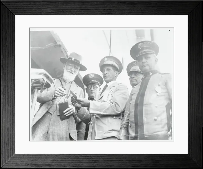 Framed Print : George Bernard Shaw and Others Framed Print : George Bernard Shaw and Others