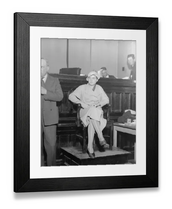 Framed Print : Ruby Bates Testifying Framed Print : Ruby Bates Testifying
