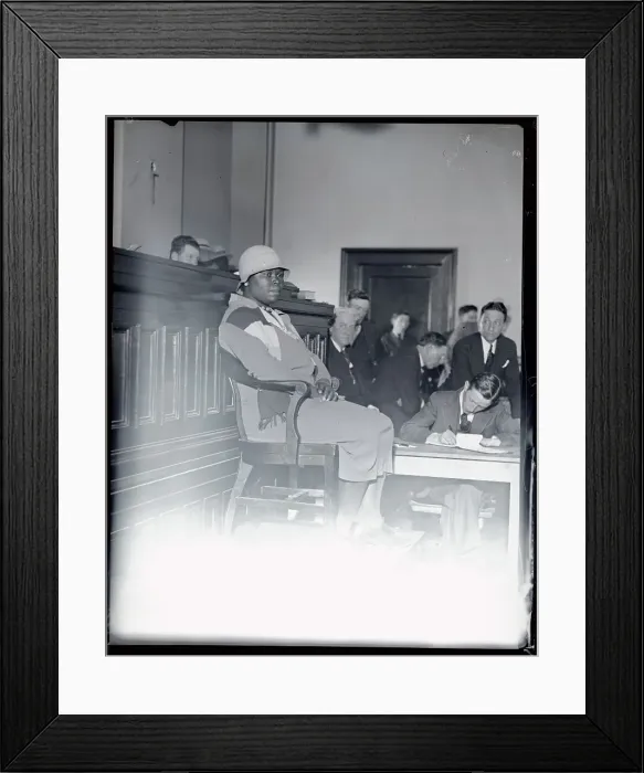 Framed Print : Beatrice Maddox Sitting on the Witness Stand Framed Print : Beatrice Maddox Sitting on the Witness Stand