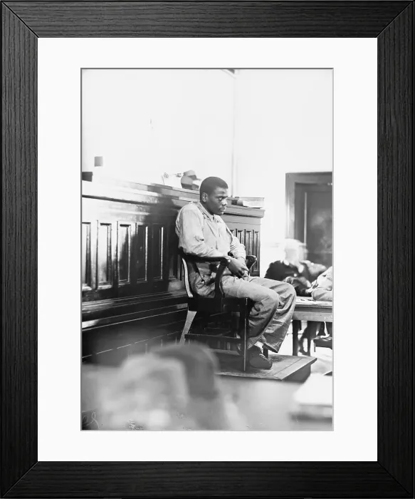 Framed Print : Ozzie Powell Testifying Framed Print : Ozzie Powell Testifying