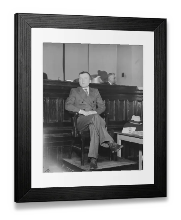 Framed Print : Lester Carter Testifying Framed Print : Lester Carter Testifying