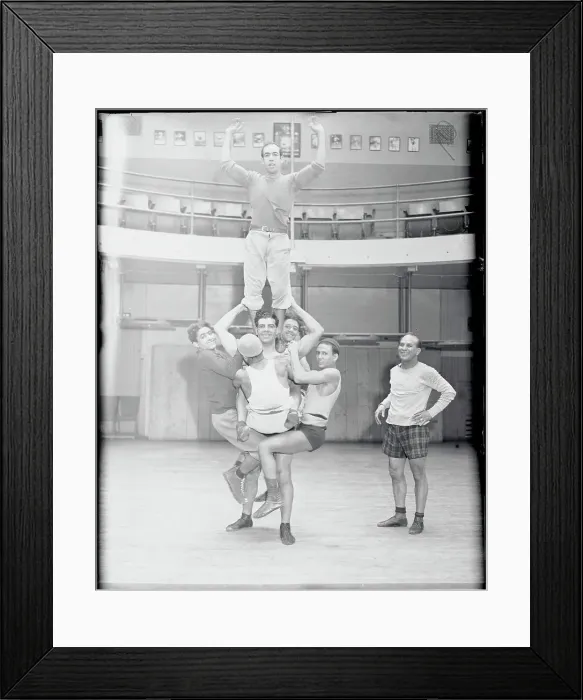 Framed Print : Sam Cordovano Hoisting Acrobat Troupe Framed Print : Sam Cordovano Hoisting Acrobat Troupe