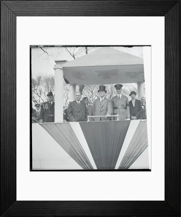 Framed Print : As President Reviewed Army Day Parade Framed Print : As President Reviewed Army Day Parade