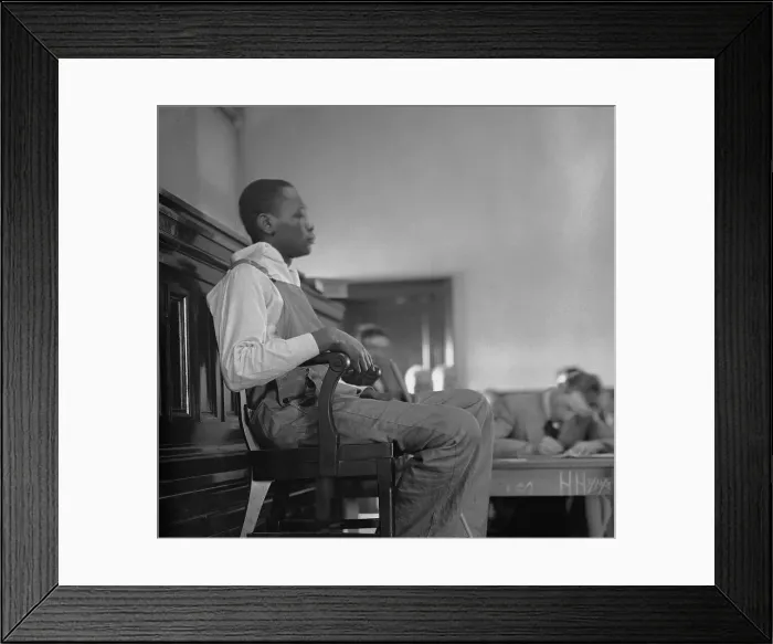 Framed Print : Defendant in Scottsboro Boys Trial Framed Print : Defendant in Scottsboro Boys Trial