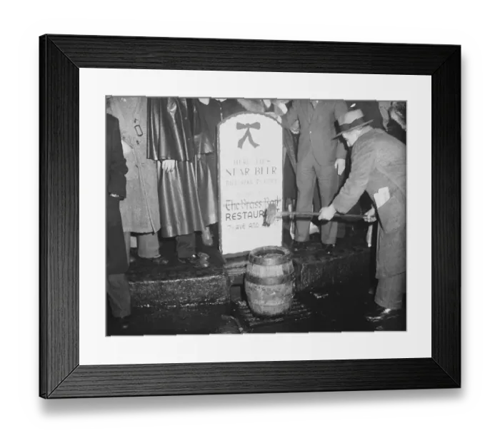 Framed Print : Funeral for Ersatz Beer