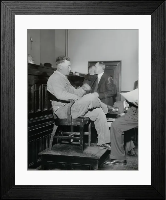 Framed Print : Orey Dobbins Testifying Framed Print : Orey Dobbins Testifying