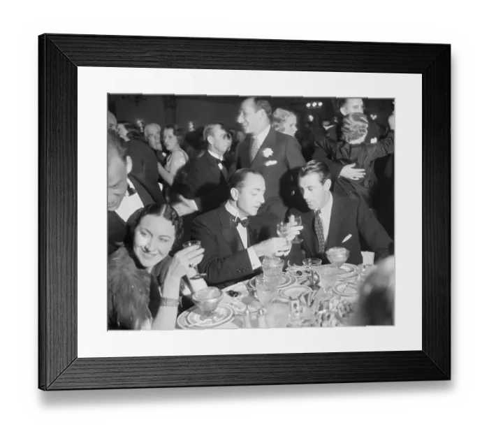 Framed Print : Mrs.Peter De Rees, William Powell, and Gary Cooper