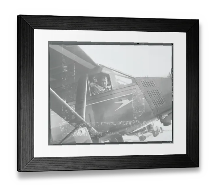 Framed Print : Skeleton as Plane Pilot Framed Print : Skeleton as Plane Pilot