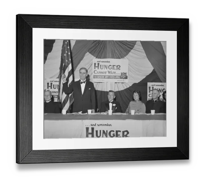 Framed Print : George Dern Speaking at Armory Framed Print : George Dern Speaking at Armory