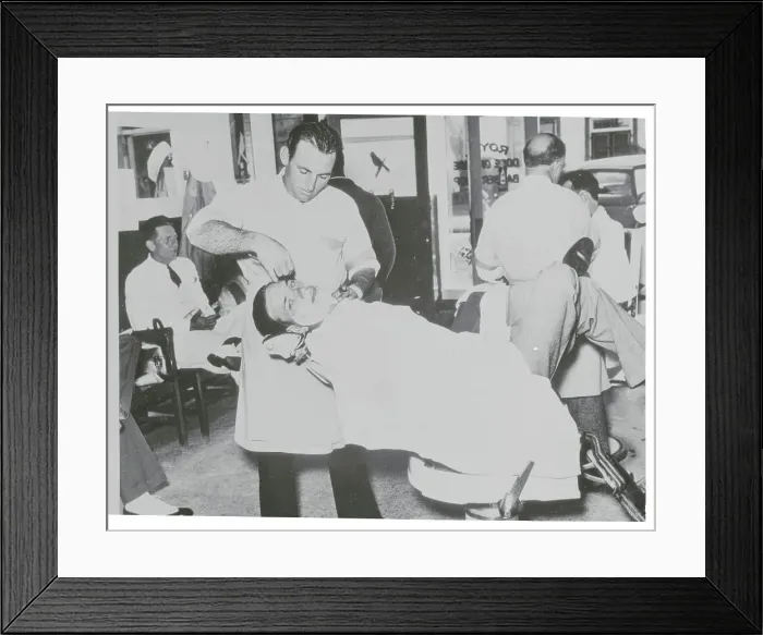 Framed Print : John Pepper Martin Shaving Framed Print : John Pepper Martin Shaving