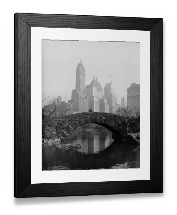 Framed Print : Skyscrapers Looming Behind Central Park Framed Print : Skyscrapers Looming Behind Central Park