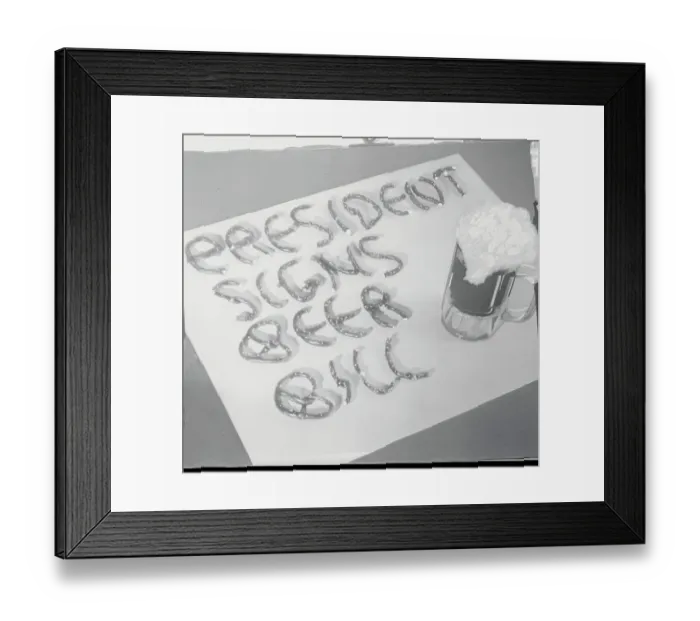 Framed Print : Pretzels Spelling Message Framed Print : Pretzels Spelling Message