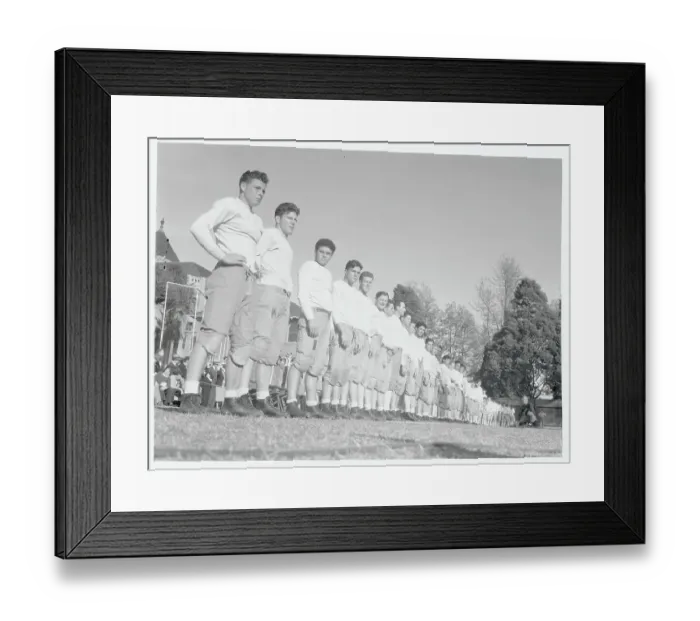 Framed Print : University of Southern California Football Tryouts in Field Formation Framed Print : University of Southern California Football Tryouts in Field Formation