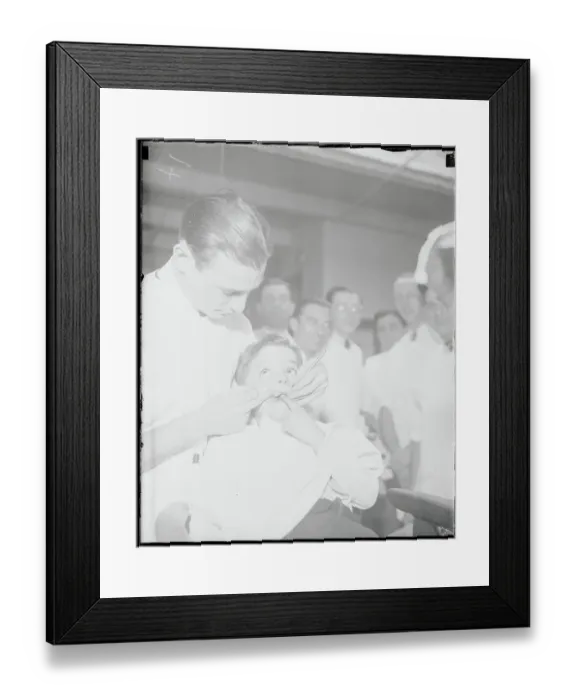 Framed Print : Student Dentist with Child Patient Framed Print : Student Dentist with Child Patient