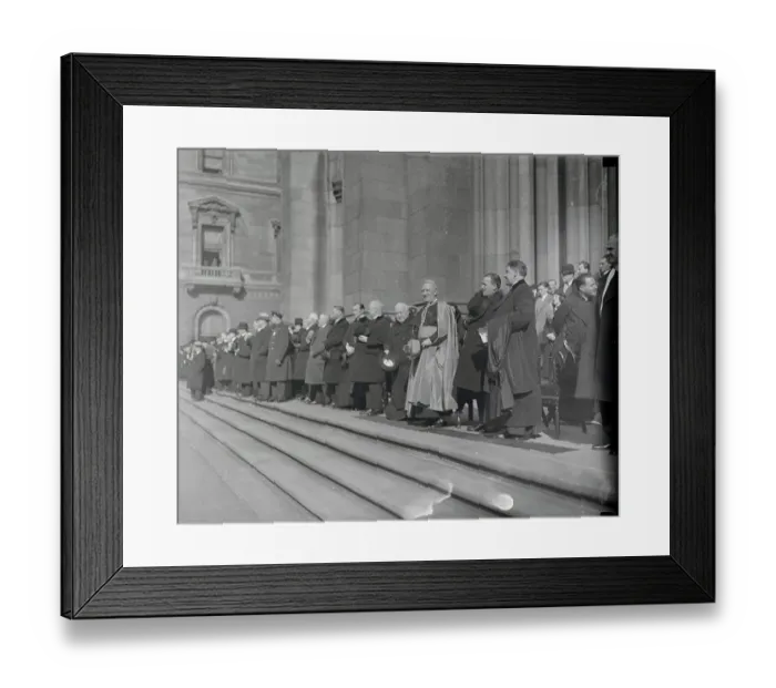 Framed Print : Bishop John Dunn and Others Viewing Parade Framed Print : Bishop John Dunn and Others Viewing Parade